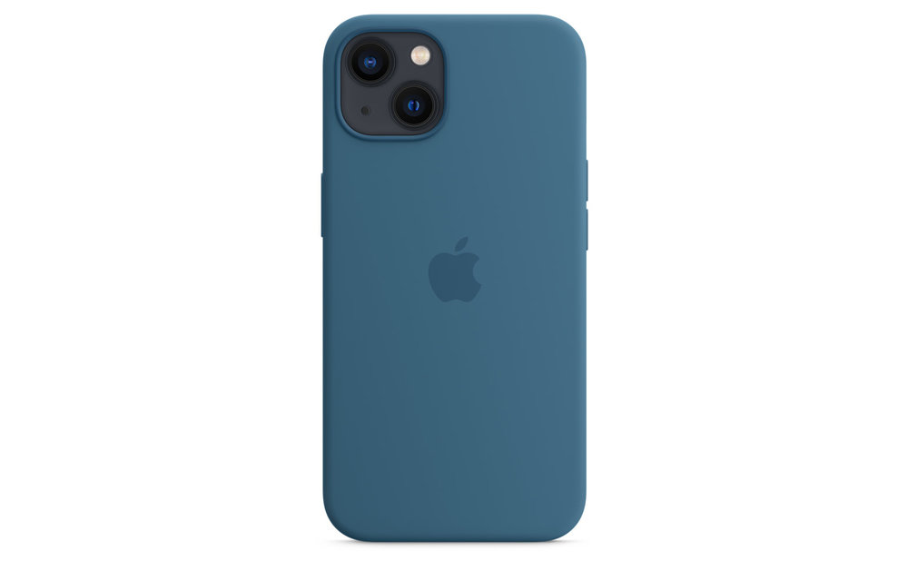 Apple IPhone 13 Mini Silicone Case with MagSafe - Blue Jay