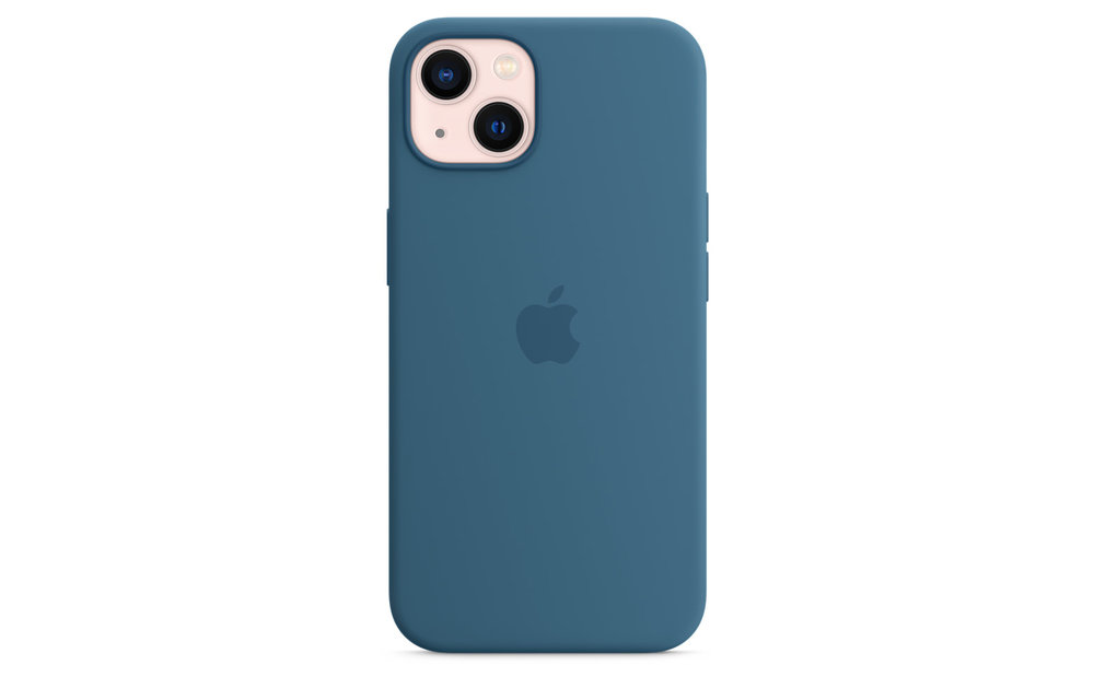 Apple IPhone 13 Mini Silicone Case with MagSafe - Blue Jay
