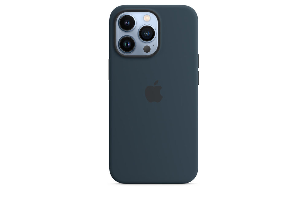 Apple IPhone 13 Pro Max Silicone Case with MagSafe - Abyss Blue
