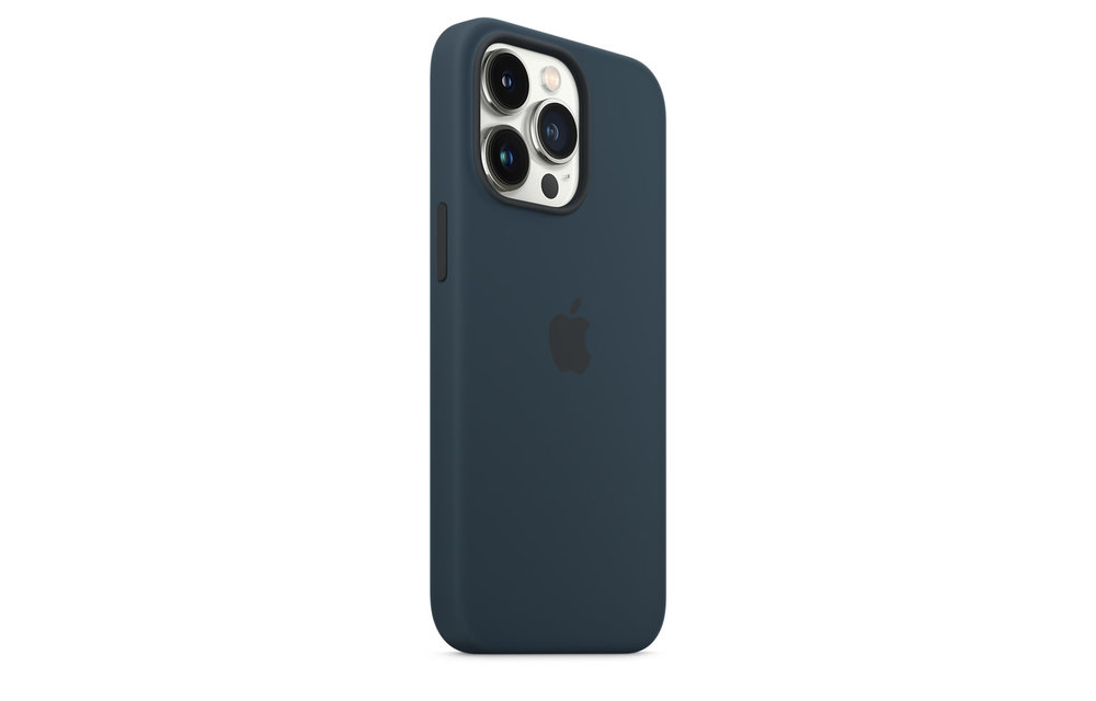 Apple IPhone 13 Pro Max Silicone Case with MagSafe - Abyss Blue