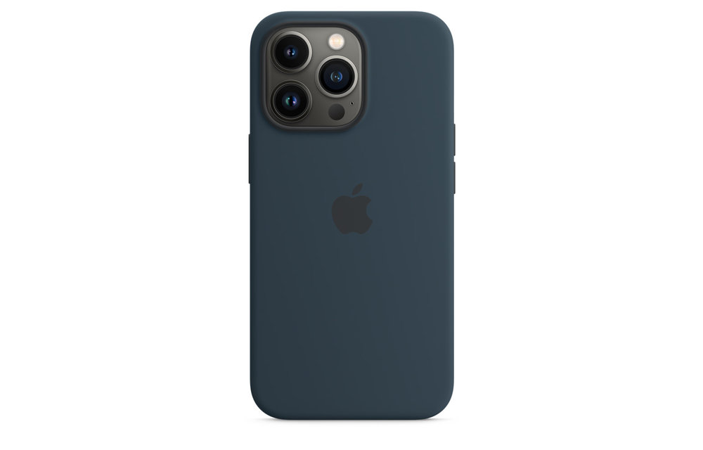 Apple IPhone 13 Pro Max Silicone Case with MagSafe - Abyss Blue