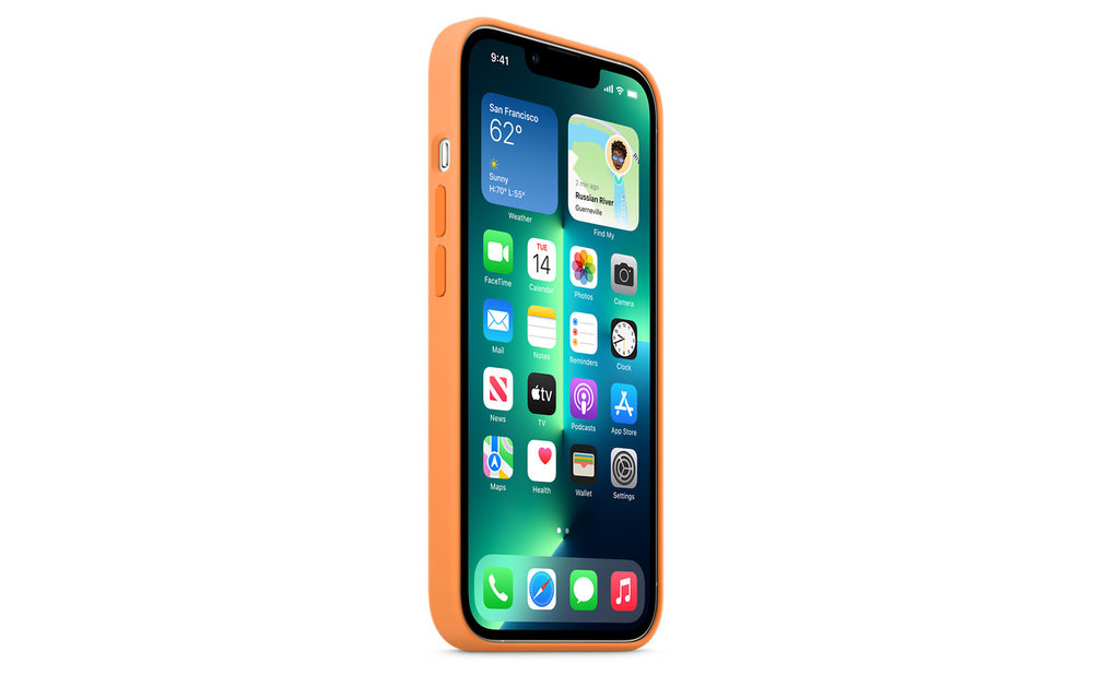 Apple IPhone 13 Pro Max Silicone Case with MagSafe - Marigold