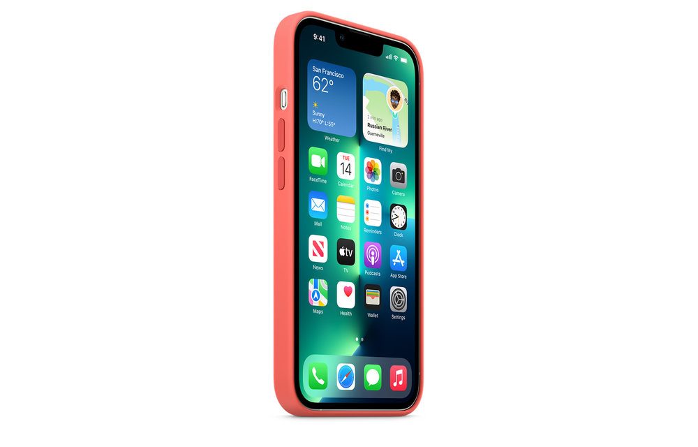 Apple IPhone 13 Pro Silicone Case with MagSafe - Pink Pomelo