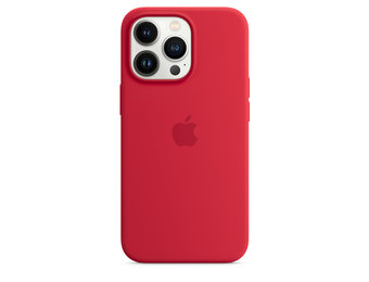 Apple IPhone 13 Pro Silicone Case with MagSafe - Product Red