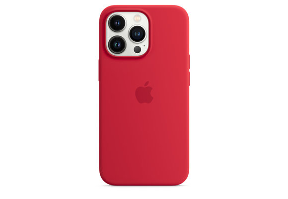 Apple IPhone 13 Pro Silicone Case with MagSafe - Product Red