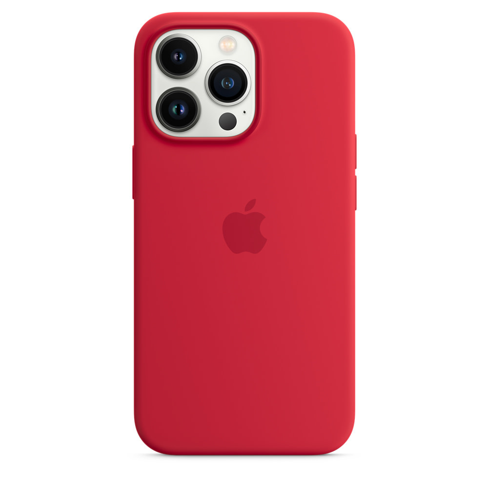 Apple IPhone 13 Pro Silicone Case with MagSafe - Product Red