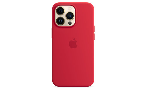 Apple IPhone 13 Pro Silicone Case with MagSafe - Product Red