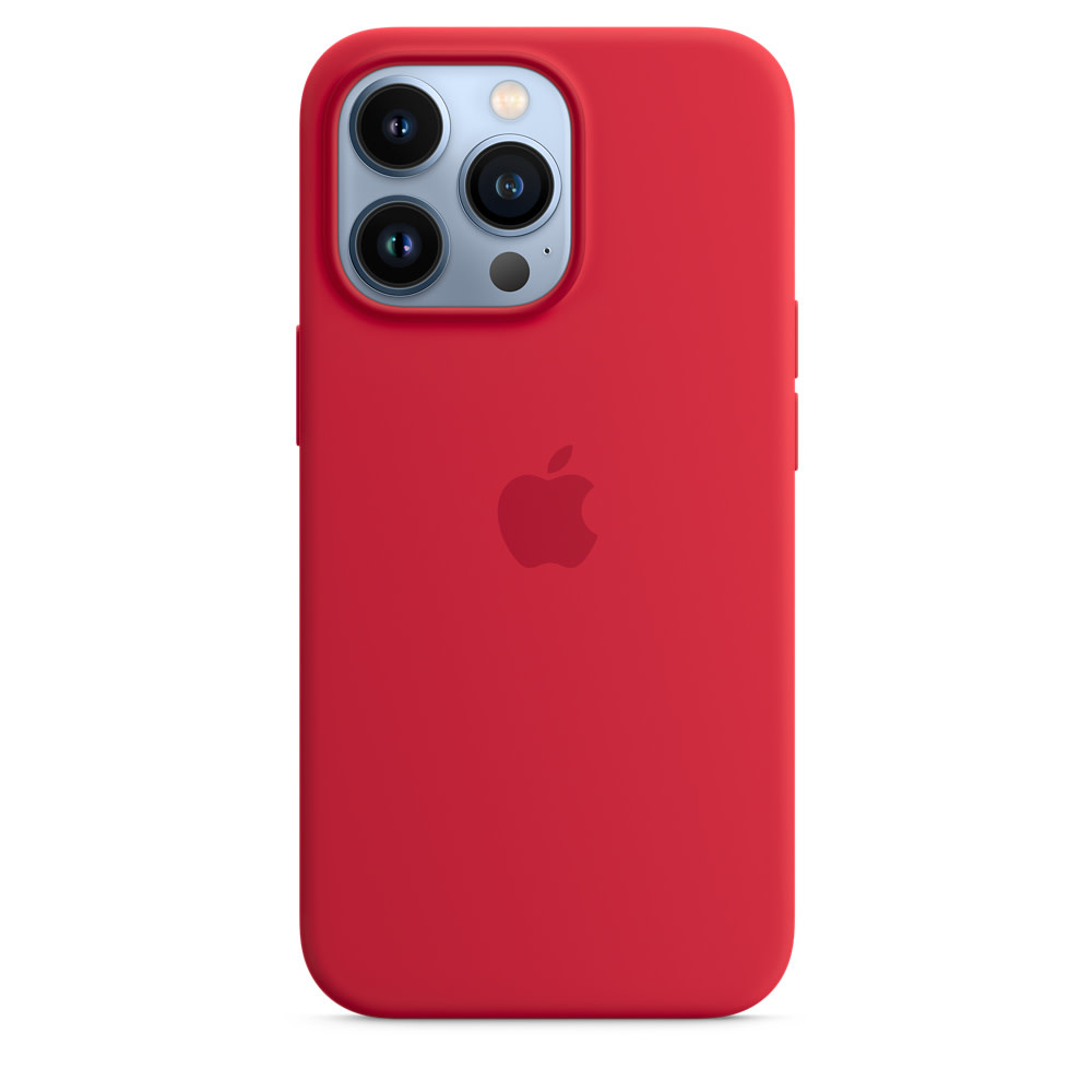 Apple IPhone 13 Pro Silicone Case with MagSafe - Product Red