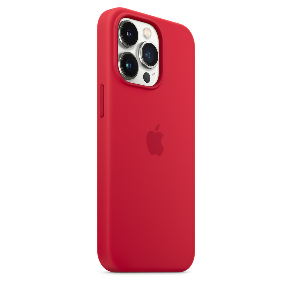 Apple IPhone 13 Pro Silicone Case with MagSafe - Product Red