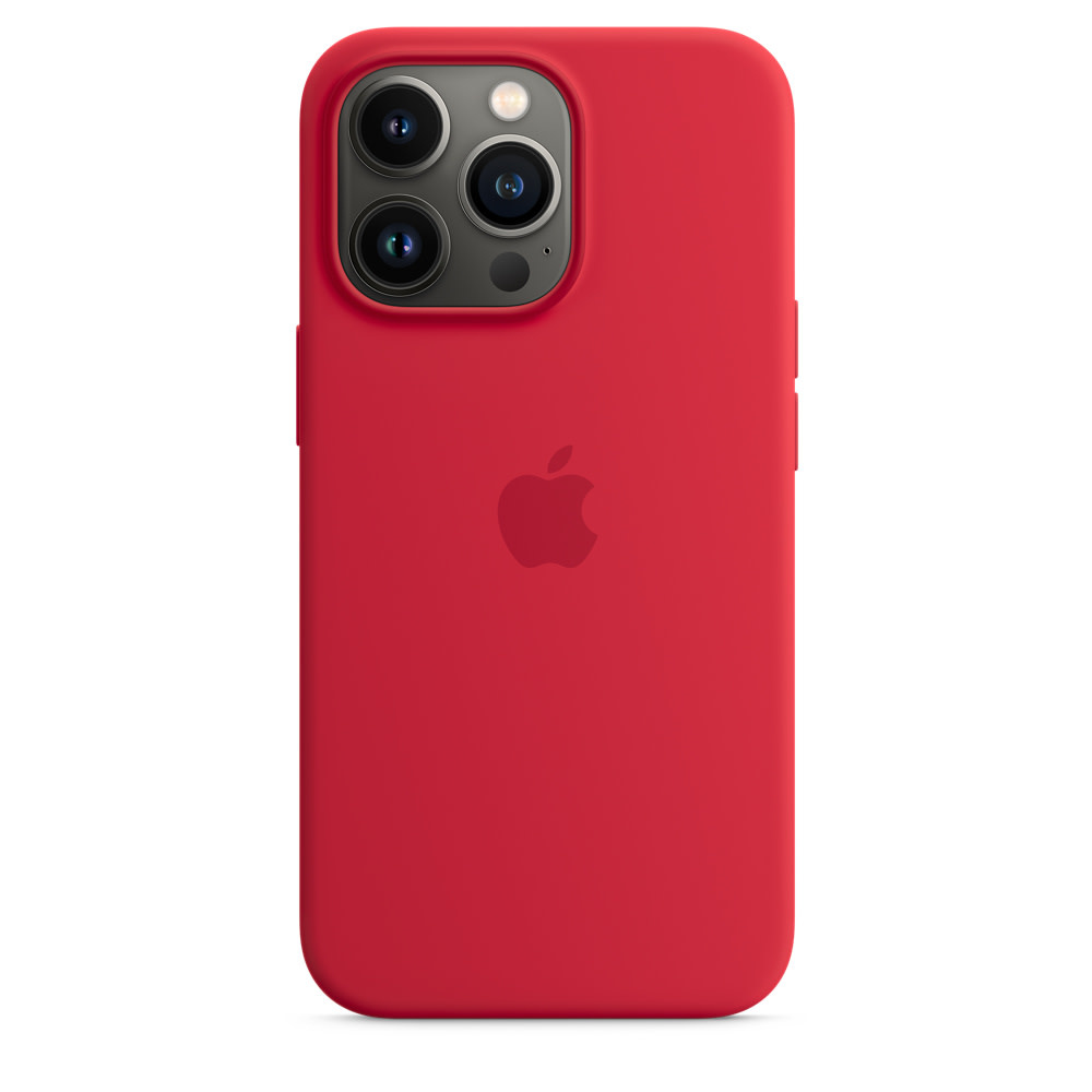 Apple IPhone 13 Pro Silicone Case with MagSafe - Product Red