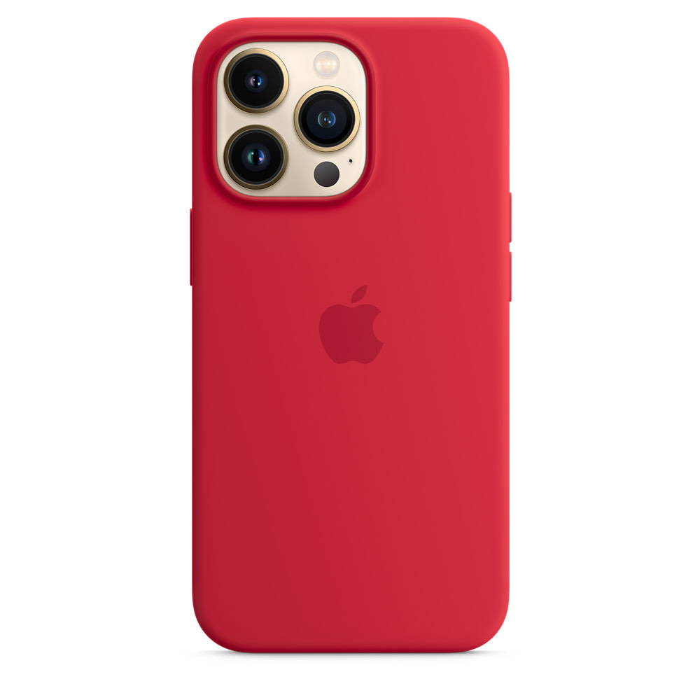 Apple IPhone 13 Pro Silicone Case with MagSafe - Product Red