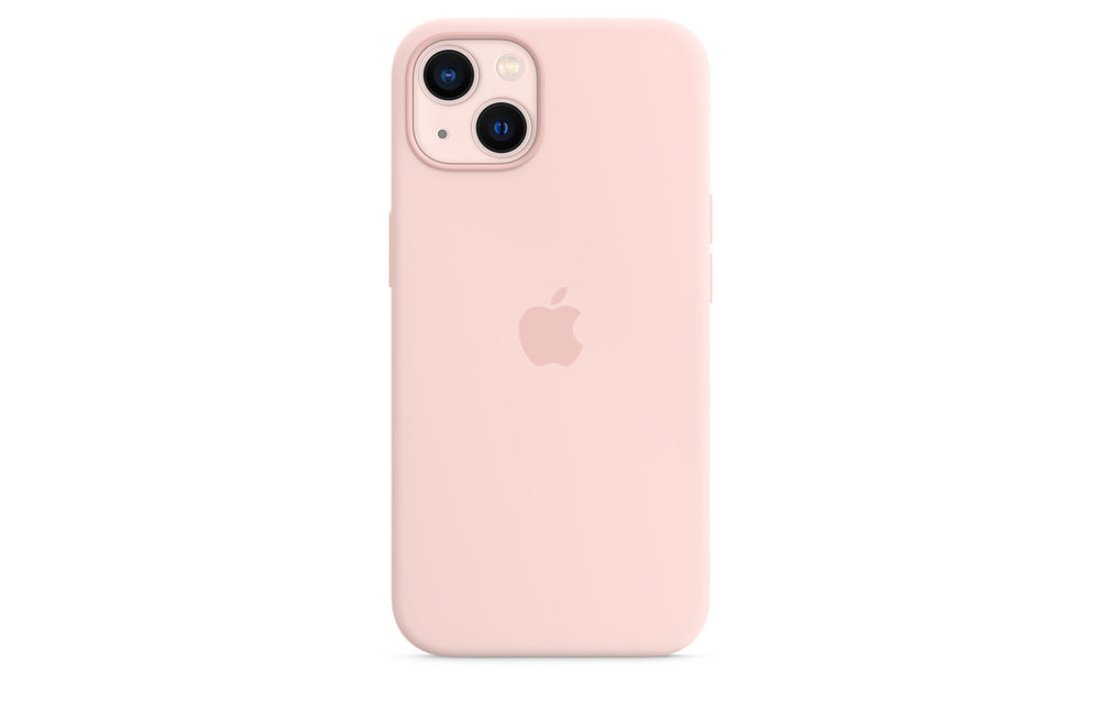 Apple IPhone 13 Silicone Case with MagSafe - Chalk Pink