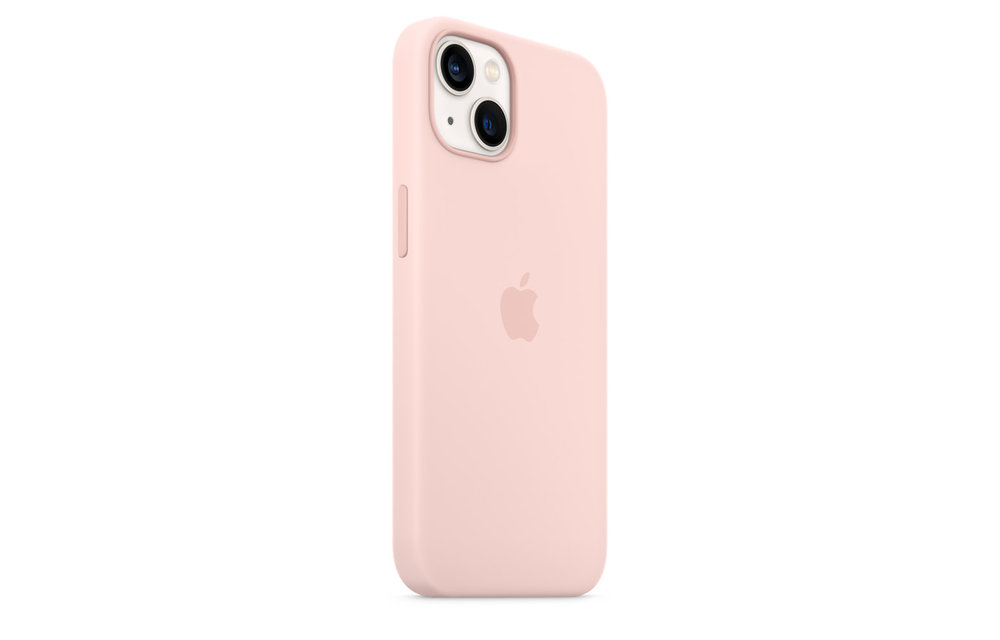 iPhone 13 Silicone Case with MagSafe - Chalk Pink - Apple
