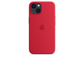 Apple IPhone 13 Silicone Case with MagSafe - Product Red