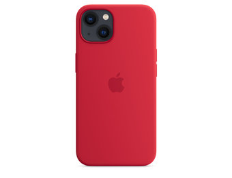 Apple IPhone 13 Silicone Case with MagSafe - Product Red