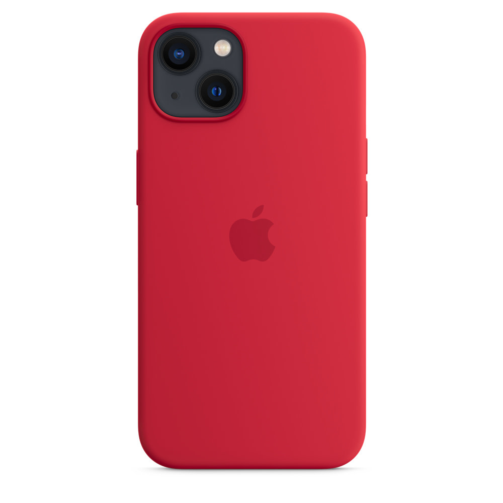 Apple IPhone 13 Silicone Case with MagSafe - Product Red