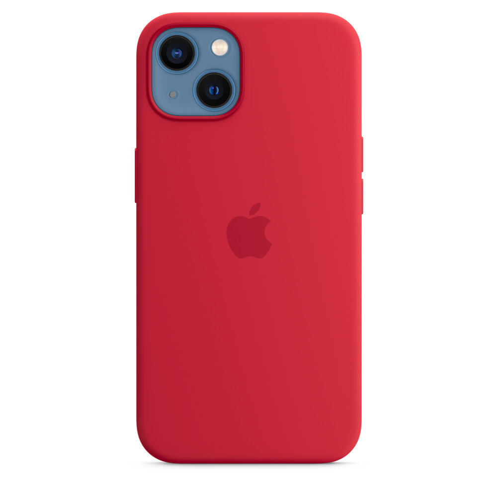 Apple IPhone 13 Silicone Case with MagSafe - Product Red