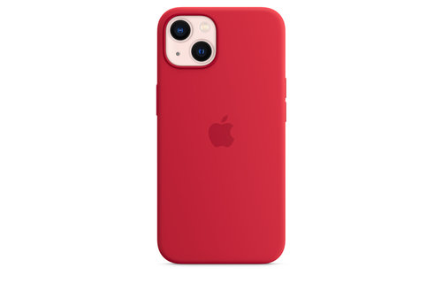 Apple IPhone 13 Silicone Case with MagSafe - Product Red