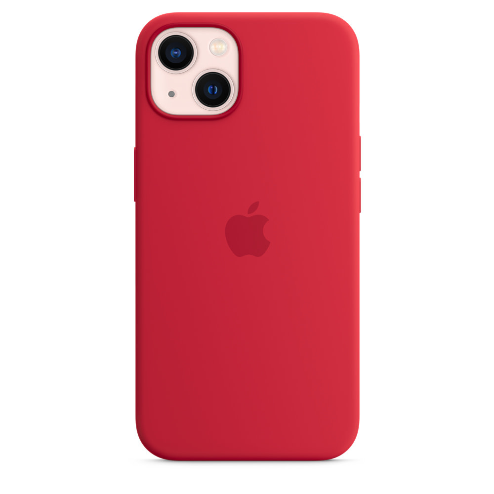 Apple IPhone 13 Silicone Case with MagSafe - Product Red