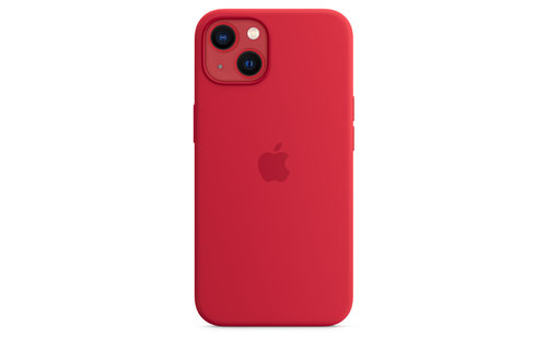 Apple IPhone 13 Silicone Case with MagSafe - Product Red