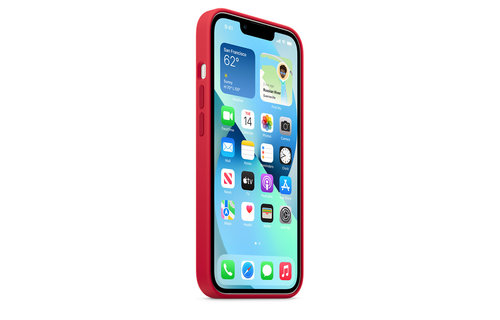 Apple IPhone 13 Silicone Case with MagSafe - Product Red