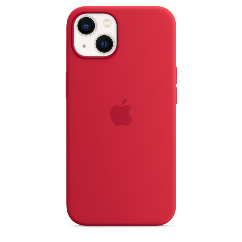 Apple IPhone 13 Silicone Case with MagSafe - Product Red