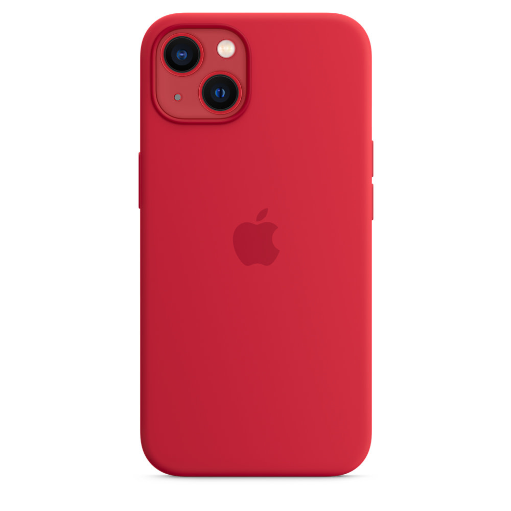 Apple IPhone 13 Silicone Case with MagSafe - Product Red