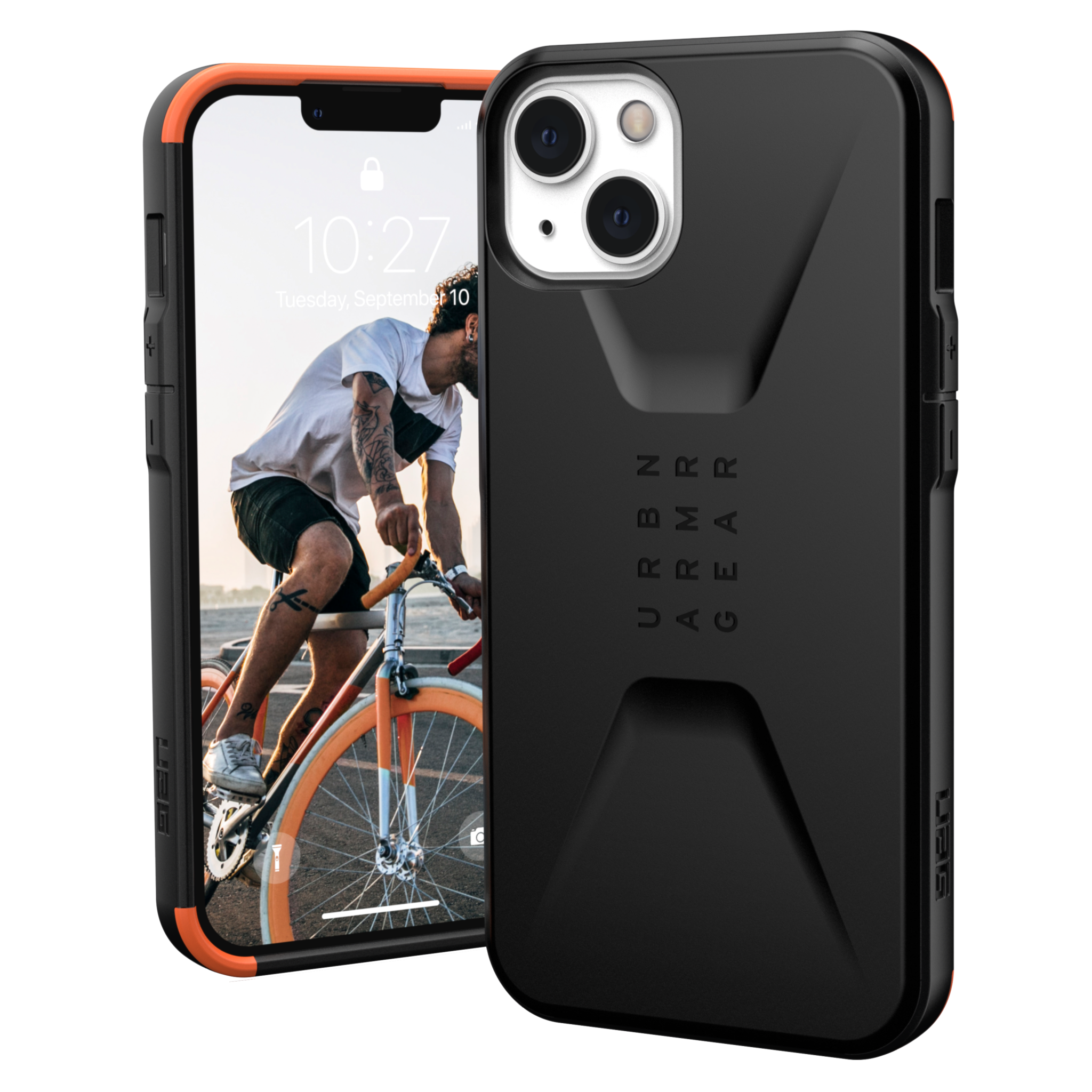 UAG Civilian Case for Apple iPhone 14/13 - Black