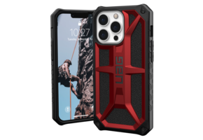 UAG Monarch Case for Apple iPhone 13 Pro - Crimson and Black