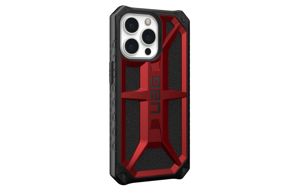 UAG Monarch Case for Apple iPhone 13 Pro - Crimson and Black