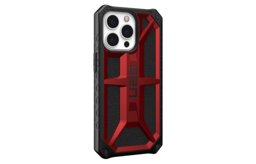 UAG Monarch Case for Apple iPhone 13 Pro - Crimson and Black