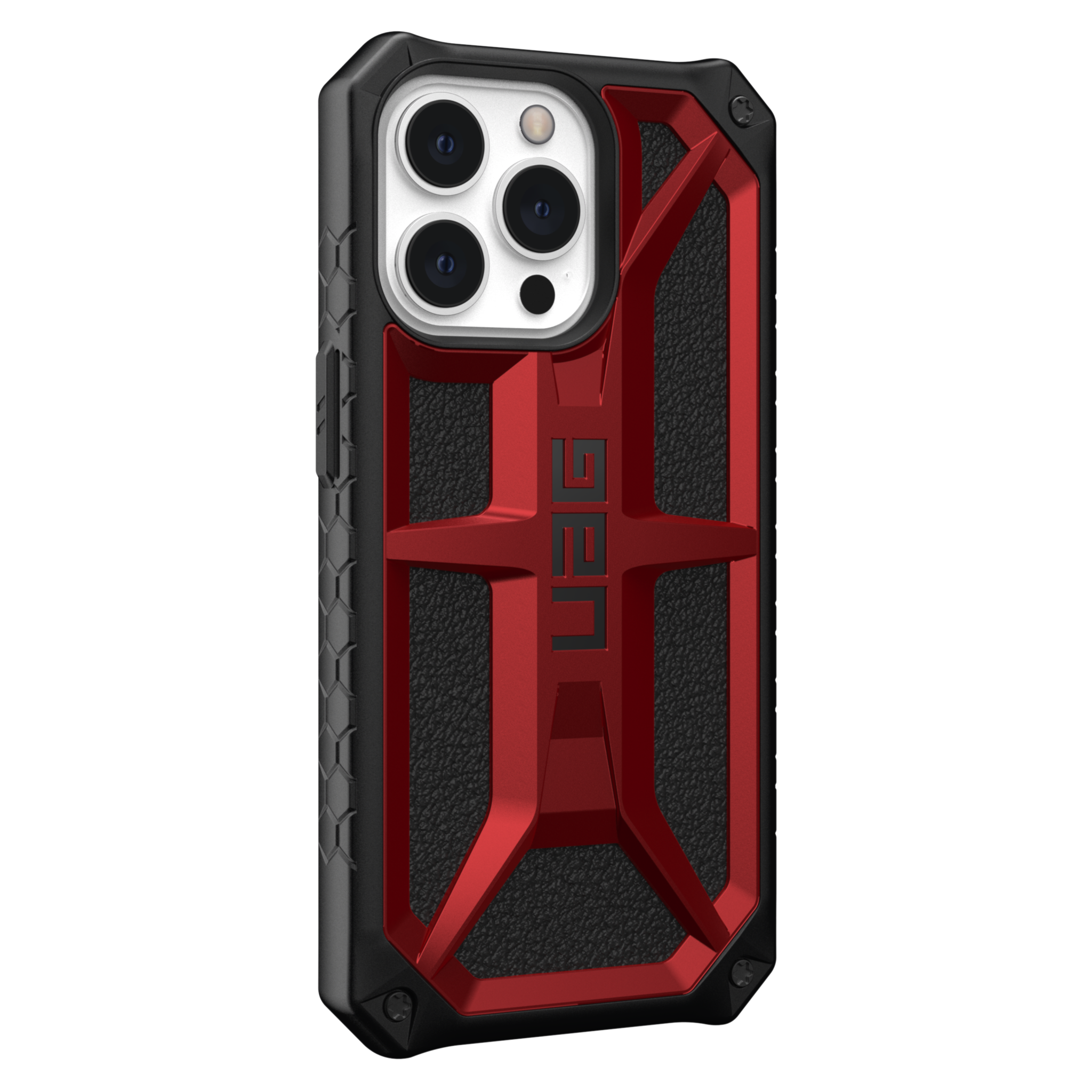 UAG Monarch Case for Apple iPhone 13 Pro - Crimson and Black