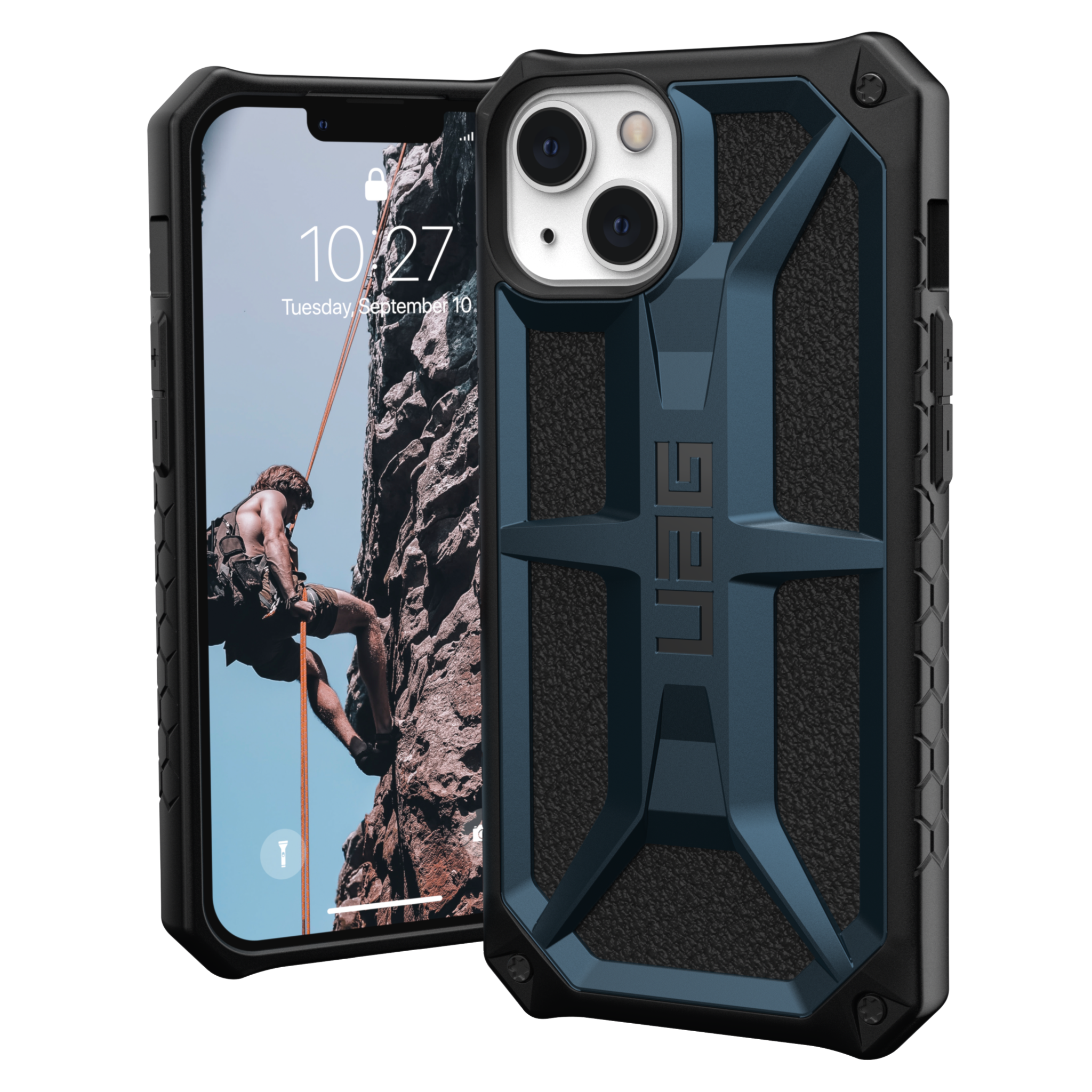 UAG Monarch Case for Apple iPhone 14/13 - Mallard and Black