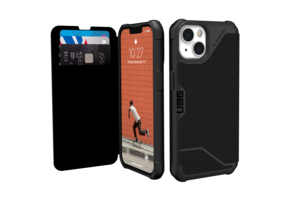 UAG Metropolis Folio Wallet Case for Apple iPhone 14/13 - Kevlar Black