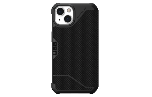UAG Metropolis Folio Wallet Case for Apple iPhone 14/13 - Kevlar Black