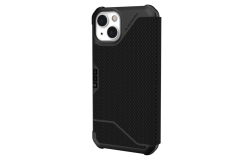 UAG Metropolis Folio Wallet Case for Apple iPhone 14/13 - Kevlar Black