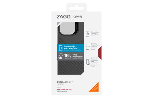 Gear4 Denali Snap Case for Apple iPhone 14/13 - Black