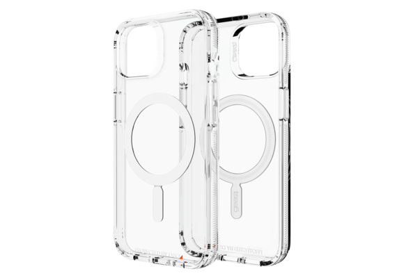 Gear4 Crystal Palace Snap MagSafe Case for Apple iPhone 14/13 - Clear