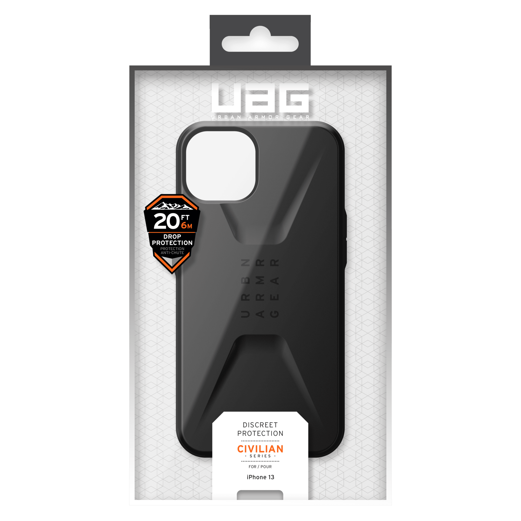 UAG Civilian Case for Apple iPhone 14/13 - Black