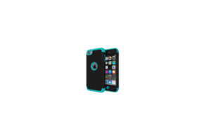 Slmy Heavy Duty Shockproof Full-Body Protective Case for iPod Touch 7/6 - Black Blue