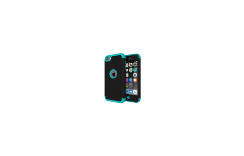 Slmy Heavy Duty Shockproof Full-Body Protective Case for  iPod Touch 7/6 - Black Blue