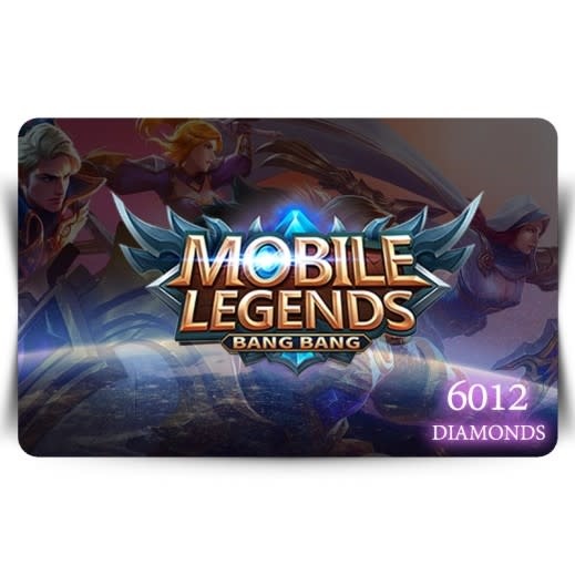 Mobile Legends 6012 Diamonds Gift Card