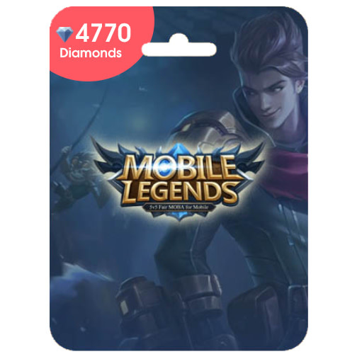 Mobile Legends 4770 Diamonds Gift Card
