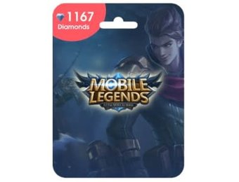 Mobile Legends 1167 Diamonds Gift Card