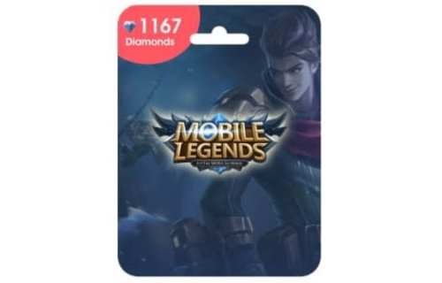 Mobile Legends 1167 Diamonds Gift Card