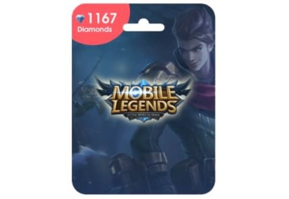 Mobile Legends 1167 Diamonds Gift Card