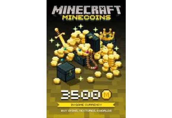Minecraft 3500 Minecoins Gift Card