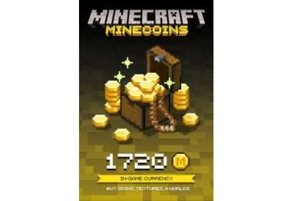 Minecraft 1720 Minecoins Gift Card
