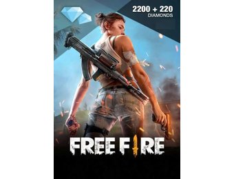 Free Fire 20 USD (2200 + 220 Diamonds) Topup Gift Card