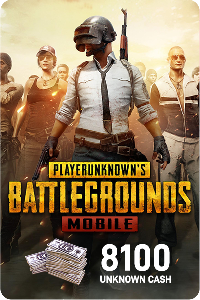 PUBG 8100 UC Gift Card